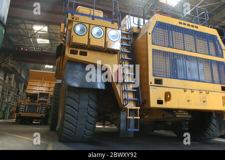 Il dumper da miniera in granito Foto Stock