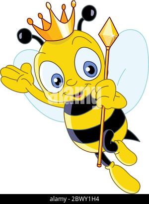 Queen Bee Illustrazione Vettoriale