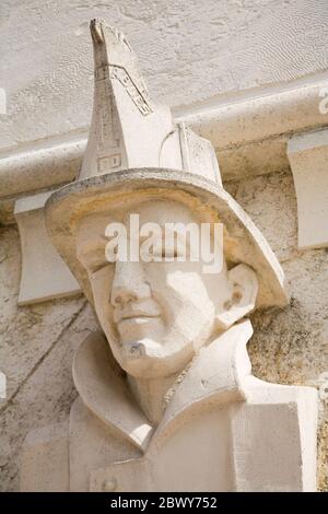 Edificio Municipale (Vecchia polizia e Stazione dei vigili del fuoco), Coral Gables, Miami, Florida, USA Foto Stock
