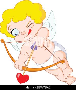 Cupido piccolo Illustrazione Vettoriale