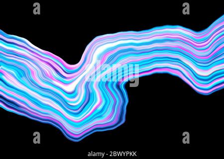 Fantasy color carta da parati creativa, sfondo olografico in metallo a trama. Foto Stock