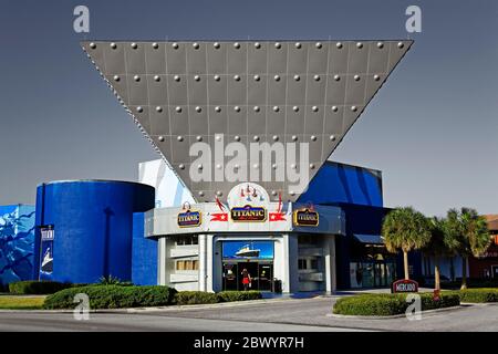 Titanic, International Drive, Orlando, Florida, Stati Uniti d'America Foto Stock