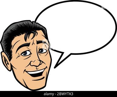 Fumetto Guy-un'illustrazione di un ragazzo di libro di fumetto. Illustrazione Vettoriale