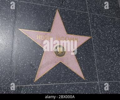 Hollywood, California, USA 2 giugno 2020 UNA visione generale dell'atmosfera di Hugh Jackman Star sulla Hollywood Walk of Fame il 2 giugno 2020 a Hollywood, California, USA. Foto di Barry King/Alamy Stock foto Foto Stock