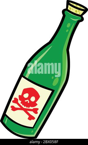 Veleno - un'illustrazione del cartone animato di veleno. Illustrazione Vettoriale