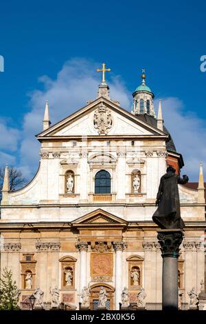 Santi Pietro e Paolo Chiesa, Cracovia in Polonia Foto Stock