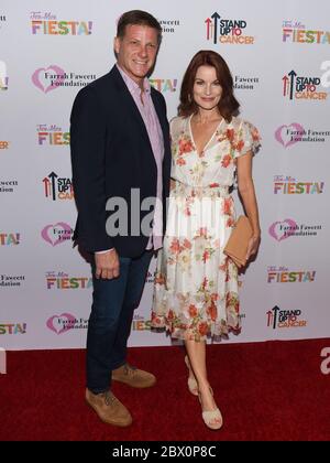 6 settembre 2019: Doug Savant e Laura Leighton partecipano al festival "Tex-Mex Fiesta" della Farrah Fawcett Foundation in onore di marcia Cross al Wallis Annenberg Center for the Performing Arts di Beverly Hills, California, il 6 settembre 2019. (Immagine di credito: © Billy Bendight/ZUMA Wire) Foto Stock