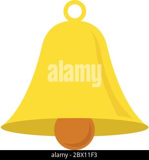 Icona della campana del vettore isolata Illustrazione Vettoriale