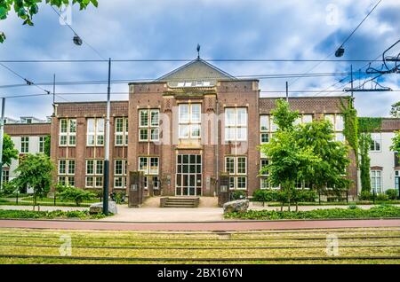 Amsterdam Maggio 18 2018 - ingresso dell'Hortus Botanicus visto dal Plantage Middenlaan Foto Stock