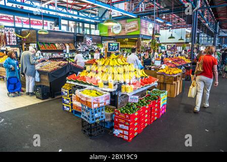 Reparto frutta del mercato di Prahran a Melbourne, Australia Foto Stock