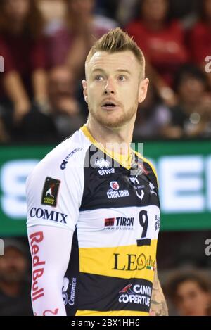 Civitanova Marche, Italia. civitanova marche, 01 Jan 2020, Zaytsev Ivan (Leo Shoes Modena) durante - - Credit: LM/Roberto Bartomeoli Credit: Roberto Bartomeoli/LPS/ZUMA Wire/Alamy Live News 2020 Foto Stock