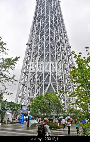 Struttura Sky Tower, Tokyo, Giappone Foto Stock