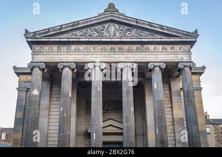 I musei della Sala dei chirurghi su Nicolson St a Edimburgo, la capitale della Scozia, parte del Regno Unito Foto Stock