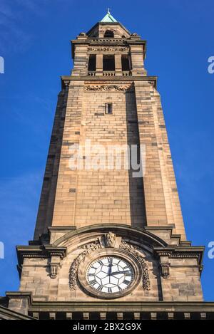 Torre di Charlotte Chapel, formely St George West Church a Edimburgo, la capitale della Scozia, parte del Regno Unito Foto Stock