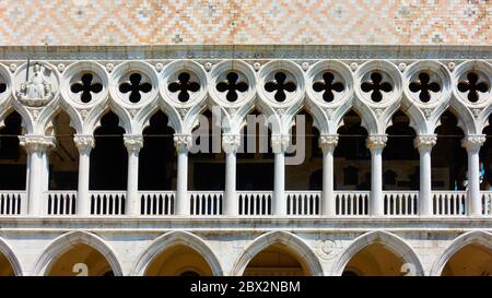 Galleria del Palazzo Ducale a Venezia. Foto Stock