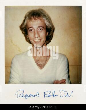 Robin Gibb dei Bee Gees Foto Stock