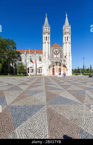 Portogallo, Lisbona, quartiere di Belem, monastero di mosteiro dos Jeronimos o Hieronymites, patrimonio mondiale dell'UNESCO Foto Stock