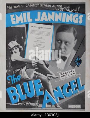 EMIL JANNCAINGS come Professor Immanuel Rath e MARLENE DIETRICH come Lola Lola nel BLU ANGEL / DER BLAUE ENGEL regista Josef von STERNBERG romanzo Heinrich Mann Universum Film (UFA) / Universum Tonfilm / Paramount Pictures (USA) / Wardour Films (UK) Foto Stock