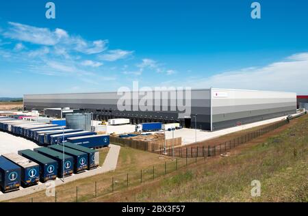 Grande centro di distribuzione regionale Foto Stock