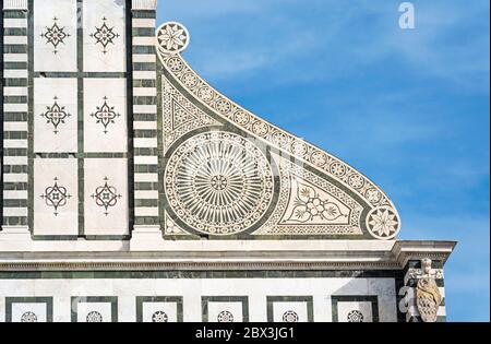 Basilica di Santa Maria Novella, Firenze. La principale chiesa dominicana della città. Toscana. Italia Foto Stock