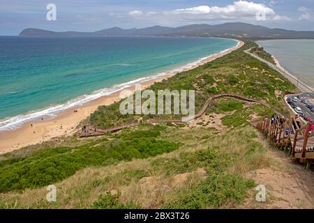 Brunico Island Neck Foto Stock