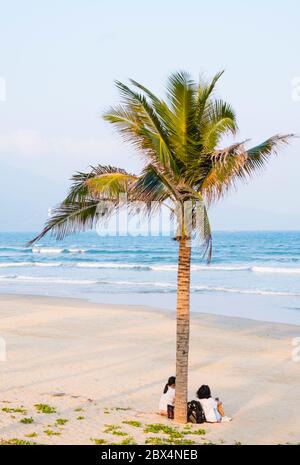 Mia spiaggia Khe, Danang, Vietnam Foto Stock