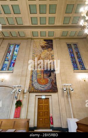 Nederlandse Kerk / Chiesa olandese, 7 Austin Friars, Londra EC2N 2HA. Londra, Regno Unito 11 Dic 2018 Foto Stock