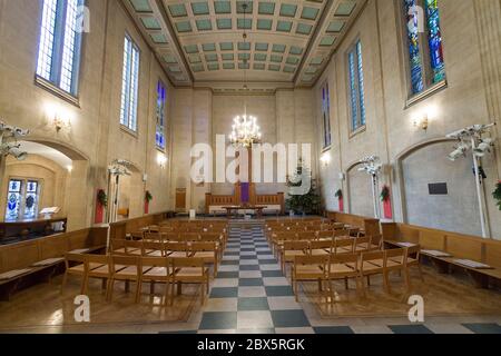 Nederlandse Kerk / Chiesa olandese, 7 Austin Friars, Londra EC2N 2HA. Londra, Regno Unito 11 Dic 2018 Foto Stock