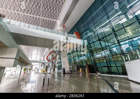 Giacarta, Indonesia 28 gennaio 2018: Terminal 3 presso l'aeroporto Soekarno-Hatta di Giacarta CGK in Indonesia. Foto Stock