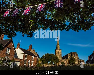 Chiesa di Santa Maria, Astbury, Cheshire Foto Stock