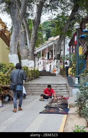 Mercato delle pulci di Barranco Foto Stock