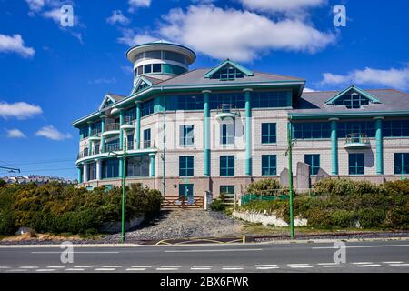 Star Interactive Limited conosciuta come sede centrale di Poker Stars a King Edward Road, Onchan, Isola di Man Foto Stock