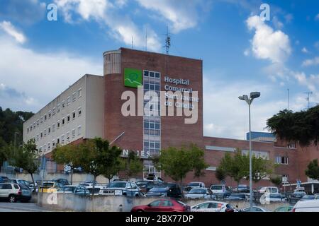 CALELLA, SPAGNA - 16 LUGLIO 2013: Ospedale cittadino nel centro di Calella. Città sulla Costa Brava - una meta turistica popolare di turisti da tutte le e Foto Stock