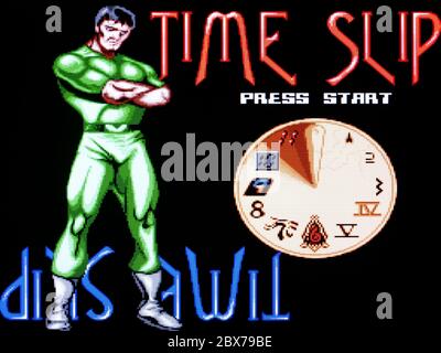 Time Slip - SNES Super Nintendo - solo per uso editoriale Foto Stock