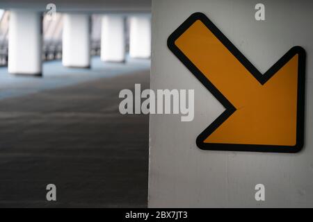 Preston, Regno Unito. 5 Giugno 2020. La foto mostra un parcheggio alla stazione degli autobus Preston costruito da Ove Arup e Partners in stile architettonico Brutalista betwe Foto Stock