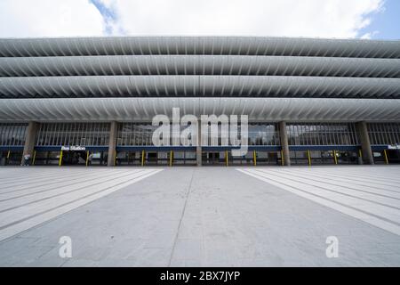 Preston, Regno Unito. 5 Giugno 2020. La foto mostra la stazione degli autobus Preston costruita da Ove Arup e Partners in stile architettonico Brutalista tra il 1968 e il 19 Foto Stock