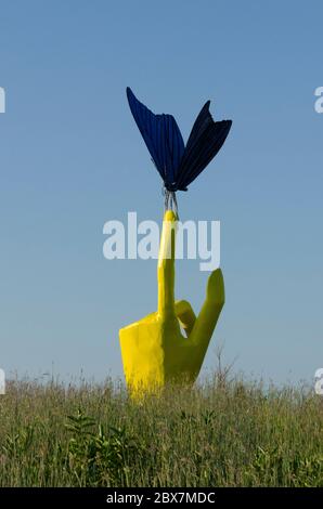 Porter Sculpture Park, Montrose, South Dakota, USA Foto Stock