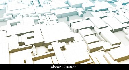 Comunicazione di marketing integrata come concetto di settore aziendale Foto Stock