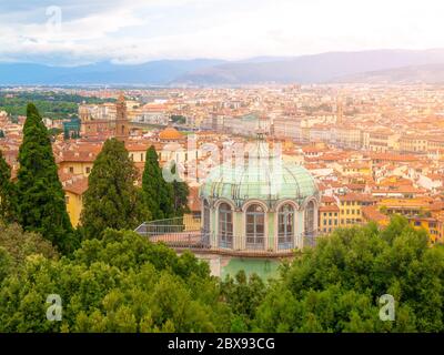 Casa di caffè a Firenze, Toscana, Italia. Foto Stock