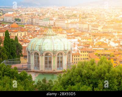 Casa di caffè a Firenze, Toscana, Italia. Foto Stock