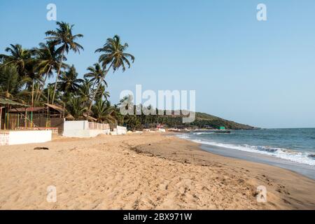 Anjuna spiaggia Foto Stock