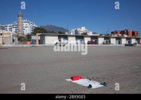 vista su estepona streets Foto Stock