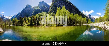 Val di Mello - Valmasino (IT) - Stagno Foto Stock