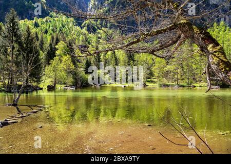 Val di Mello - Valmasino (IT) - Stagno Foto Stock