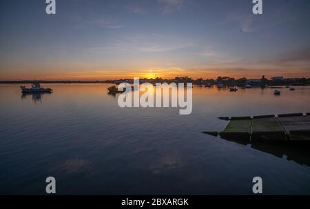 Varie località intorno a New Forest che includono Beaulieu, Medford, Lymington, Highcliffe. Foto Stock