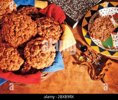 Muffin al bran di noce Foto Stock