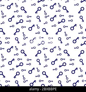 Tasti vintage semplice vettore senza giunture pattern Illustrazione Vettoriale