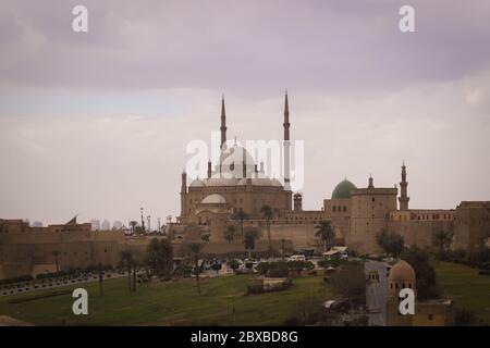 Storica Moschea Mohamed Aly al Cairo Foto Stock