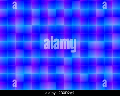Sfondo pubblicitario astratto, viola blu, presentazione geometrica matrice matematica, pattern Foto Stock