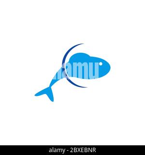 illustrazione del modello di disegno vettoriale fish Illustrazione Vettoriale